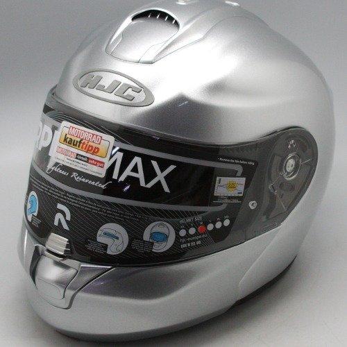 HJC RPHA MAX METAL CR SILVER - M